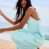Linen Blend Halter Waistcoat