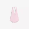 Linen Blend Halter Waistcoat