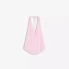 Linen Blend Halter Waistcoat