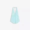 Linen Blend Halter Waistcoat