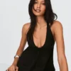 Linen Blend Halter Waistcoat – #Bershkastyle – Women