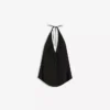 Linen Blend Halter Waistcoat – #Bershkastyle – Women