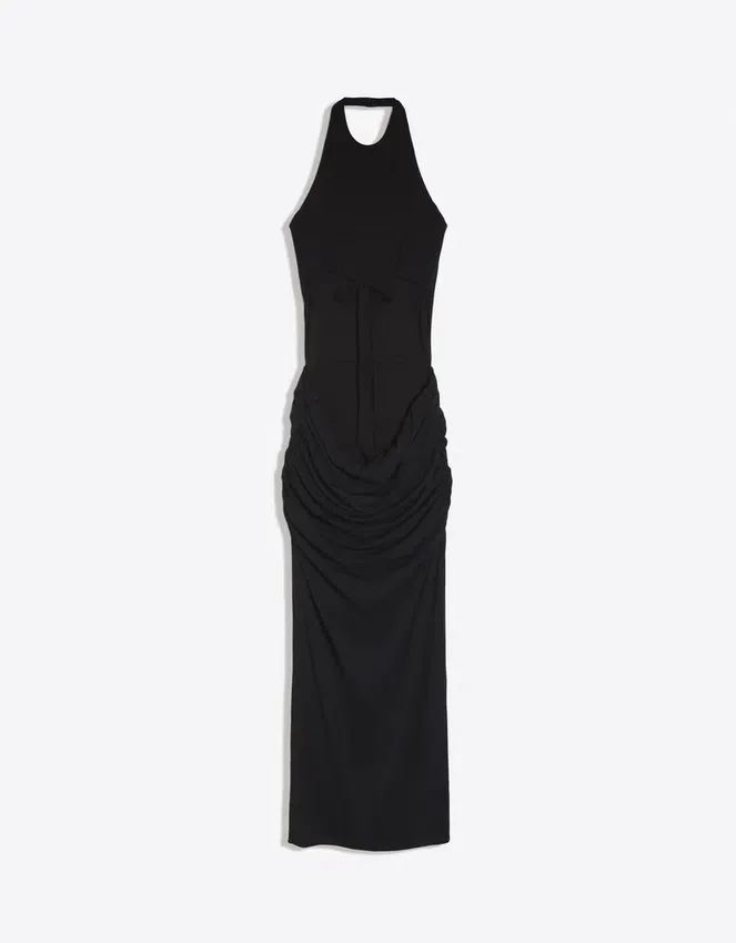 Long Halter Neck Dress Long Halter Neck Dress