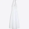 Long Poplin Halter Dress