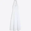 Long Poplin Halter Dress
