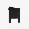 Long Sleeve Asymmetric Tulle T-Shirt Long Sleeve Asymmetric Tulle T-Shirt