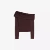 Long Sleeve Asymmetric Tulle T-Shirt