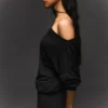 Long Sleeve Mini Dress with a Fitted Skirt Long Sleeve Mini Dress with a Fitted Skirt