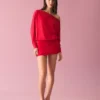 Long Sleeve Mini Dress with a Fitted Skirt Long Sleeve Mini Dress with a Fitted Skirt