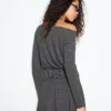 Long Sleeve Mini Dress with Sash