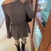 Long Sleeve Mini Dress with Sash – Dresses and Jumpsuits Long Sleeve Mini Dress with Sash – Dresses and Jumpsuits