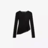 Long Sleeve Ruffled Blonde Lace T-Shirt Long Sleeve Ruffled Blonde Lace T-Shirt