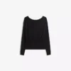 Long Sleeve T-Shirt with Boat Neck and Cummerbund Long Sleeve T-Shirt with Boat Neck and Cummerbund