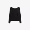 Long Sleeve T-Shirt with Boat Neck and Cummerbund Long Sleeve T-Shirt with Boat Neck and Cummerbund