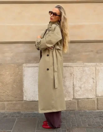 Long Trench Coat with Belt Long Trench Coat with Belt