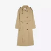 Long Trench Coat with Belt