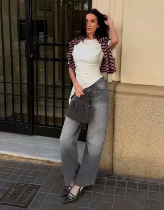 Low-Rise Corduroy Boyfriend Jeans Low-Rise Corduroy Boyfriend Jeans