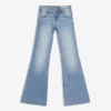 Low-Rise Embroidered Flared Jeans – Pants Low-Rise Embroidered Flared Jeans – Pants