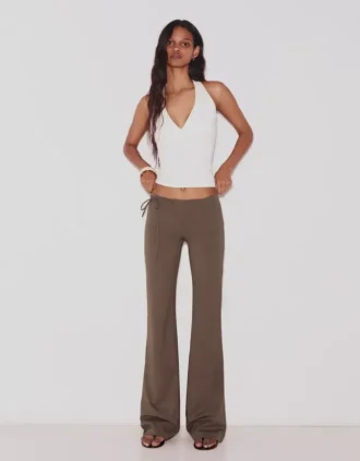 Low-Rise Flared Trousers Low-Rise Flared Trousers