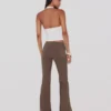 Low-Rise Flared Trousers
