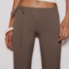 Low-Rise Flared Trousers
