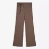Low-Rise Flared Trousers