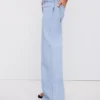 Low-Rise Straight-Leg Jeans – Pants