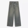 Low-Rise Studded Boyfriend Jeans