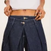 Low-Rise Twisted Balloon Fit Jeans – Pants