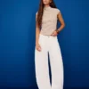 Low-Rise Wide Balloon Fit Jeans