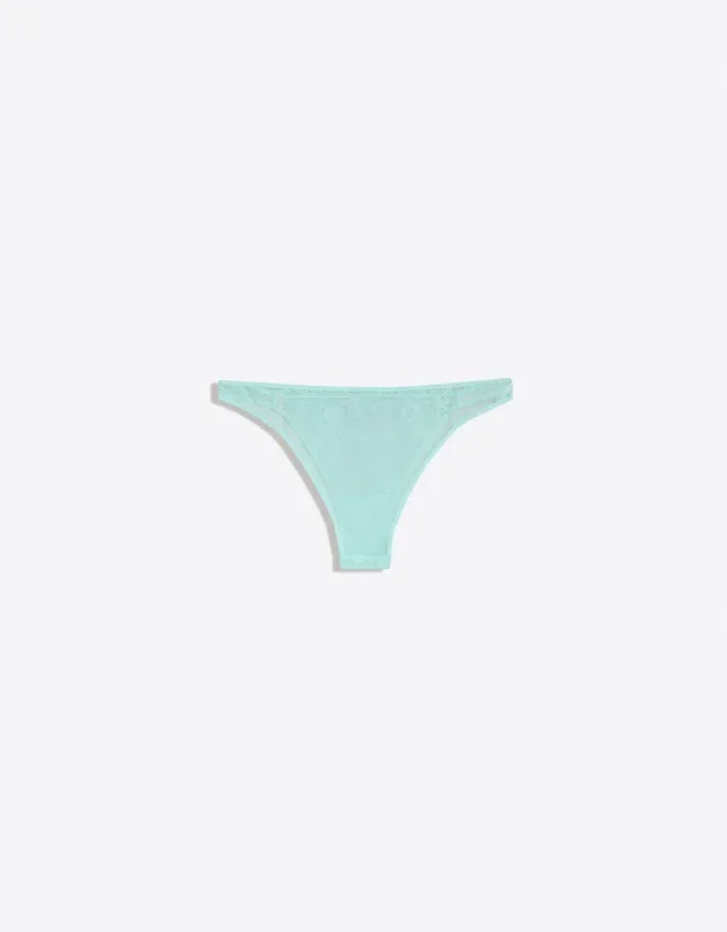 Mesh and Lace Brazilian Briefs Mesh and Lace Brazilian Briefs