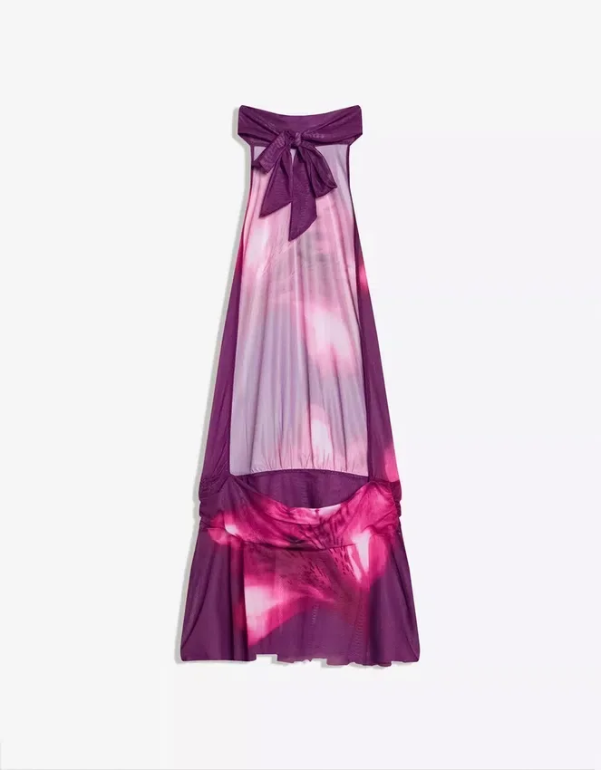 Mesh Dress with Open Back Mesh Dress with Open Back