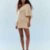 Metallic Thread Mini Skirt – Women Metallic Thread Mini Skirt – Women