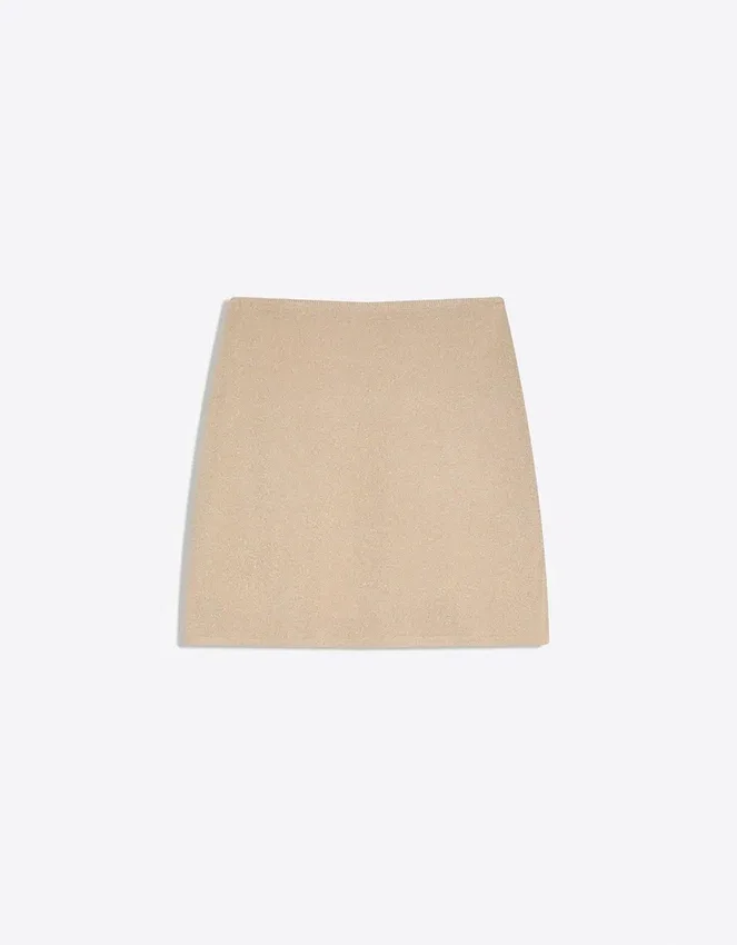 Metallic Thread Mini Skirt – Women Metallic Thread Mini Skirt – Women