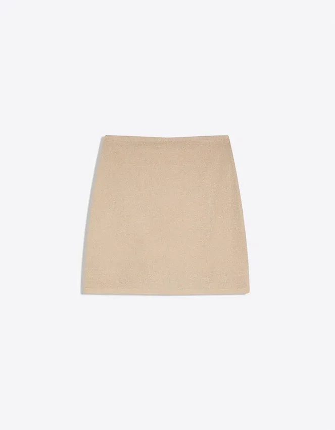 Metallic Thread Mini Skirt – Women Metallic Thread Mini Skirt – Women