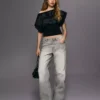 Mid Rise Baggy Jeans – Pants