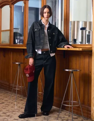 Mid Rise Baggy Jeans – Pants