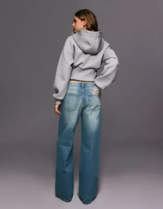 Mid Rise Baggy Jeans – Pants