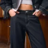 Mid Rise Baggy Jeans – Pants