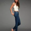 Mid-Rise Push-Up Skinny Jeans – Pants Mid-Rise Push-Up Skinny Jeans – Pants