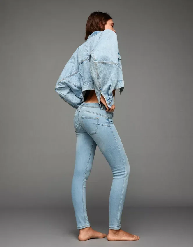 Mid-Rise Push-Up Skinny Jeans – Pants Mid-Rise Push-Up Skinny Jeans – Pants