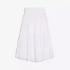 Midi Skirt with Fold-Over Waist Midi Skirt with Fold-Over Waist