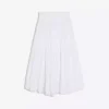 Midi Skirt with Fold-Over Waist Midi Skirt with Fold-Over Waist