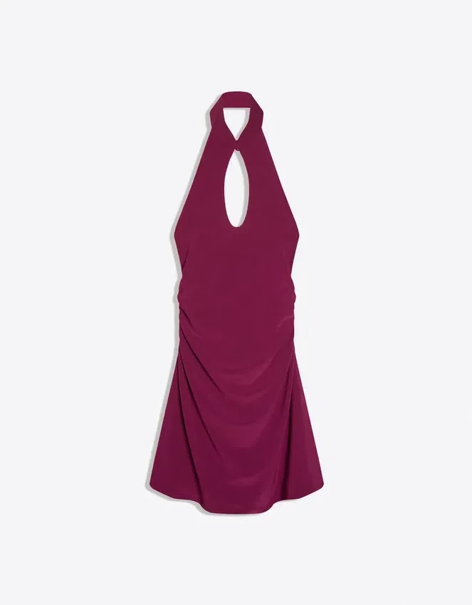 Off-The-Shoulder Halter Dress Off-The-Shoulder Halter Dress