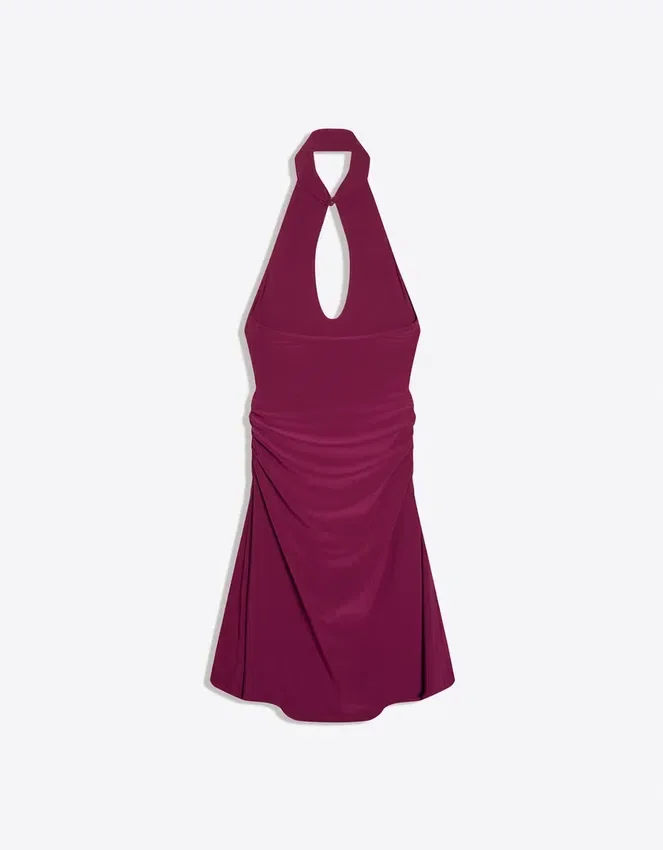 Off-The-Shoulder Halter Dress Off-The-Shoulder Halter Dress