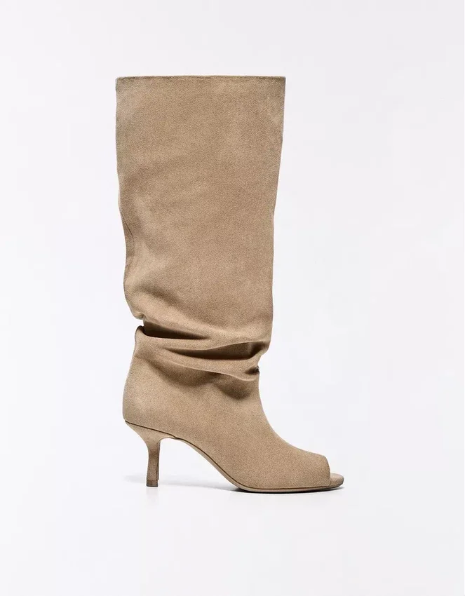 Open Kitten-Heel Boots – Boots and Ankle Boots Open Kitten-Heel Boots – Boots and Ankle Boots