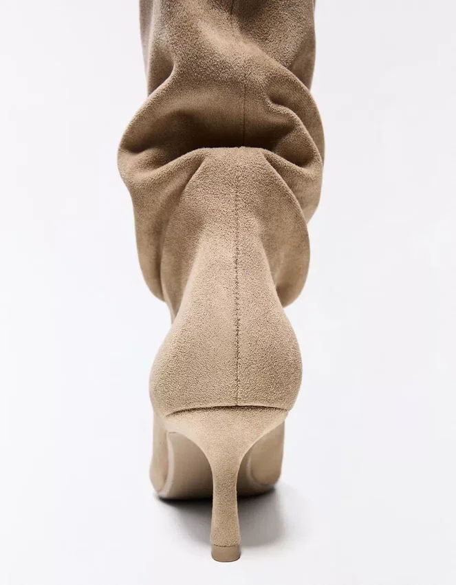 Open Kitten-Heel Boots – Boots and Ankle Boots Open Kitten-Heel Boots – Boots and Ankle Boots