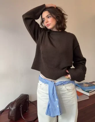 Oversize Crew Neck Sweater