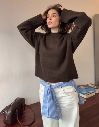 Oversize Crew Neck Sweater