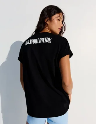 Oversize Print Pitbull T-Shirt